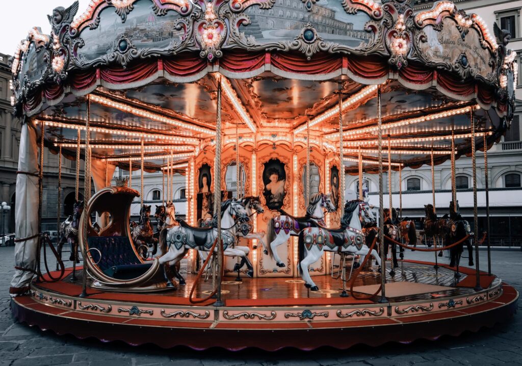 carousel (or merry-go-round) ride